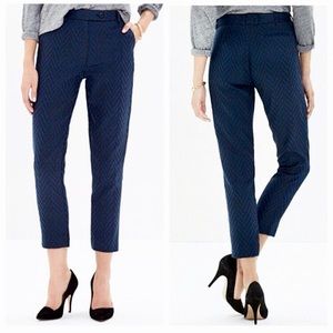 Madewell Et Sezane Trousers Black and Blue Chevron